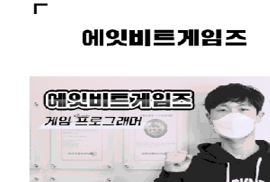 에잇비트게임즈 게임 프로그래머